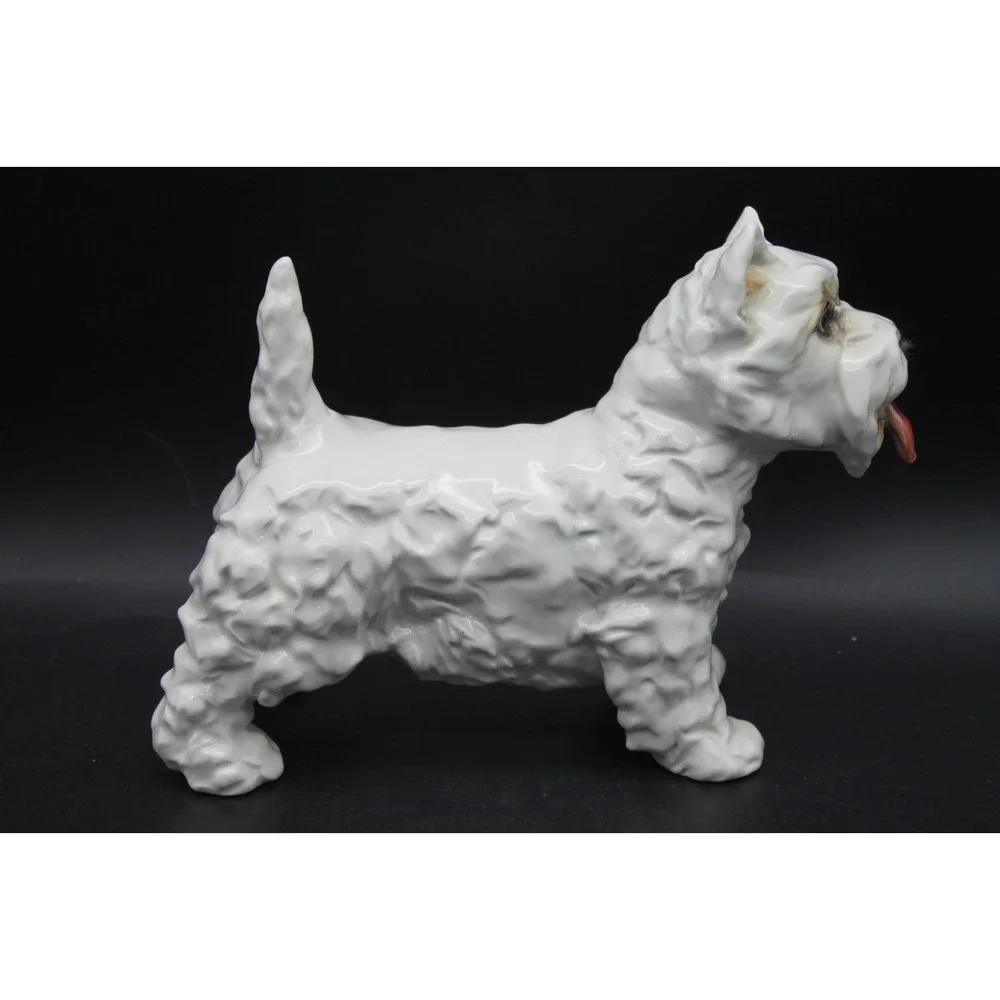 Goebel Germany West Highland Terrier Westie Dog Porcelain Figurine White Terrier